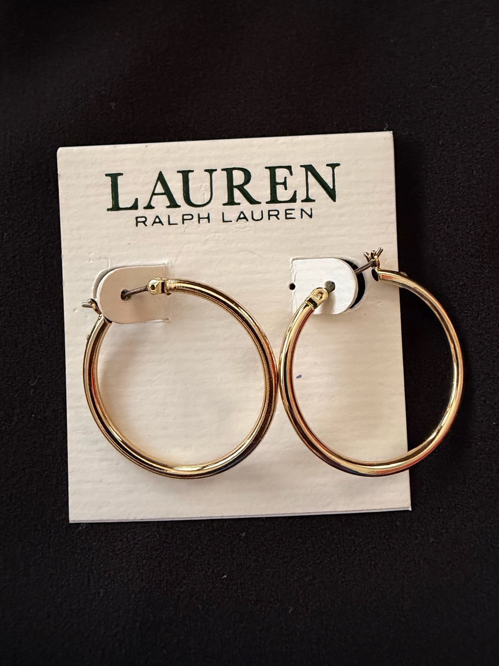 New Ralph Lauren hoop earrings